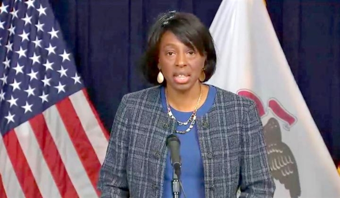 Illinois Department of Public Health Director Dr. Ngozi Ezike is pictured in a file photo. (Credit: Blueroomstream.com)