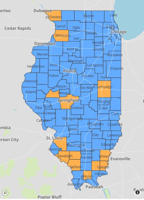 Warning Counties