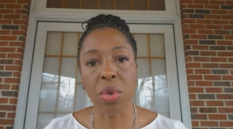 Illinois Department of Public Health Director Dr. Ngozi Ezike talks about the latest COVID-19 statistics during a virtual news conference Friday. (Credit: blueroomstream.com)