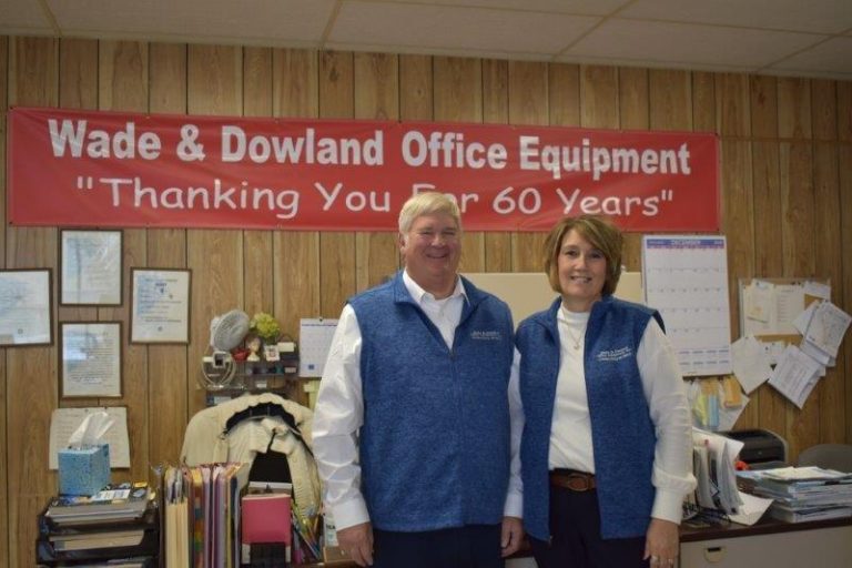 Wade & Dowland in Jacksonville, owned by Steve and Kelly Quigg, is marking its 60th anniversary this year.