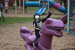 A spooky skeleton (Beau Turner)