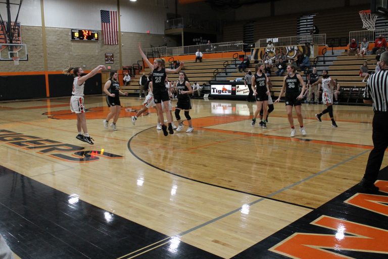McKenna Maltby launches a three pointer