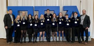 Members of the A-C Central FFA chapter