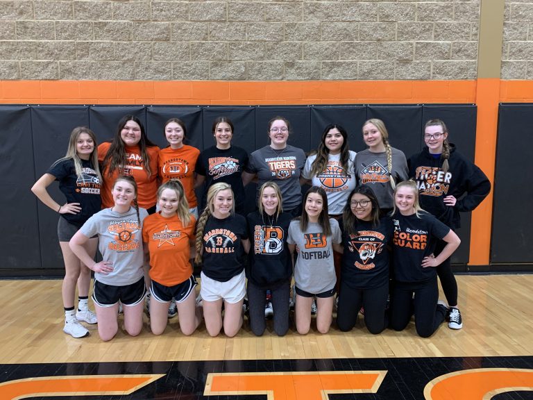 The Beardstown High School Softball Team are, front row left to right, Hayley Sloan, Kourtney Logsdon, Rachel Hager, Tanna Coats, Vanessa Nunez, Natalie Estrada Sanchez and Sage Surratt. Back row are Emma Hymes, Ana Santiago, Jaelyn Simpson, Bella Palmer, Marlee Brown, Emily Nava, Shelby Goodrich and Sophie DeVore.   Photo submitted