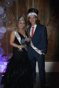 This year’s Virginia High School Prom King and Queen are Jacob Walkington and Hannah Carpenter. 				    Photo submitted