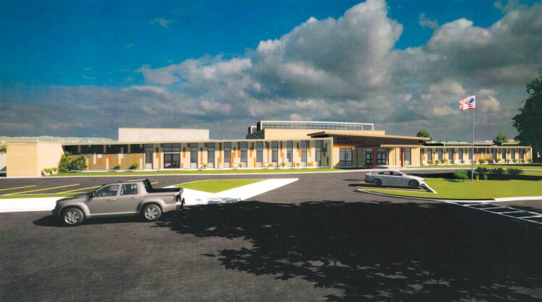 Shown above is a picture of the proposed new Gard School. There will be a new front entry which is now the ‘59 gym entry. The $13 million complex is expected to be completed by the 2023-2024 school year.