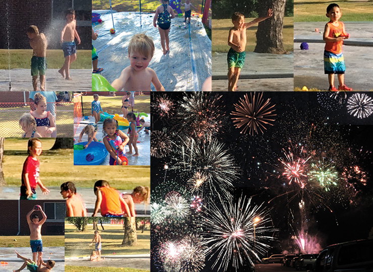 Splash Pad & Firework Fun Photos by Jaime Chapman & Kaitlyn Copley