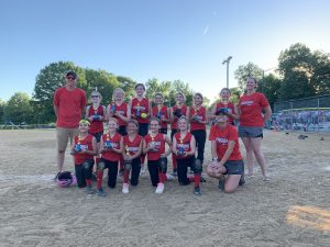 The Virginia 10u girls are the 2022 Diamond Heist Tournament Champions. Pictured left to right in the front row - Lucy Devers, Caroline French, Hope Reeder, Prestley Angelo, Avey Gebhardt and Coach Melissa Hardwick. Back row - coach Jack Hardwick, Madalyn Whitehead, Adelynn Hughes, Gabby Harris, Hallie Clement, Lynn & Kennedy Hardwick, Adyson Leake and Coach Ashley Clement. Photo Submitted