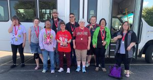 Pictured are some of the BASA Bowlers who competed at the Regional competition.  Back Row (L/R):  April Balance, Leah Mustard, Dalton Davis, Shawn Wubker, CJ Evans.  Front Row (L/R): Wanda Jackson, Jessica Jergens, Jenny Thurman, Mary Higgins and Amber Crane