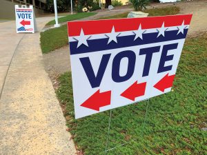Voting Sign