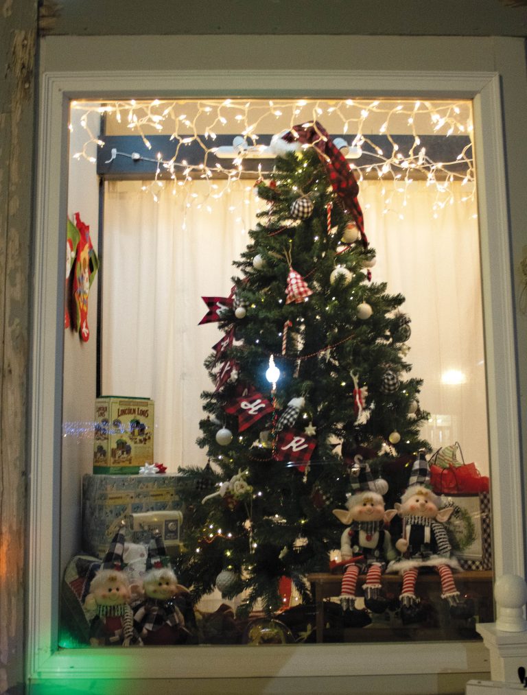 A Virginia storefront joined in fun decorating for Christmas around the square. Photo By Kaitlyn Copley