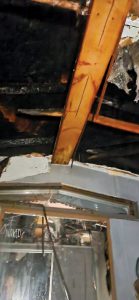 Inside Fire Damage, 1100 block of Walnut Street, Beardstown