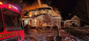 A fire in Chandlerville destroys a family of five’s home