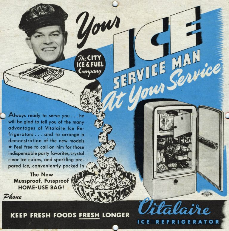Touting the virtues of the icebox (Author’s collection).