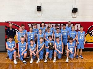 Congratulations to the 2022 Morgan County 7th grade Tournament Champion Triopia-Meredosia Trojans