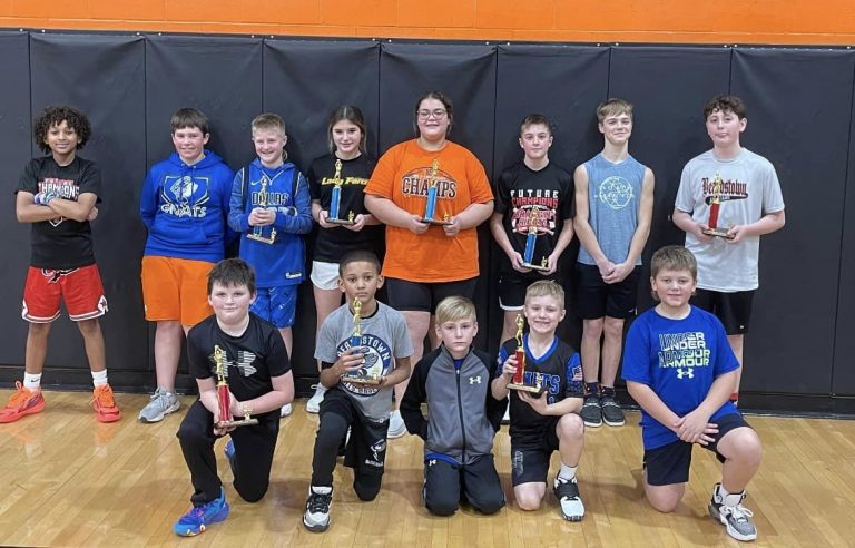 The Beardstown Elks Lodge # 1007 held their Annual Hoops Shoot on January 15. Shown above are the participants this year’s competition.