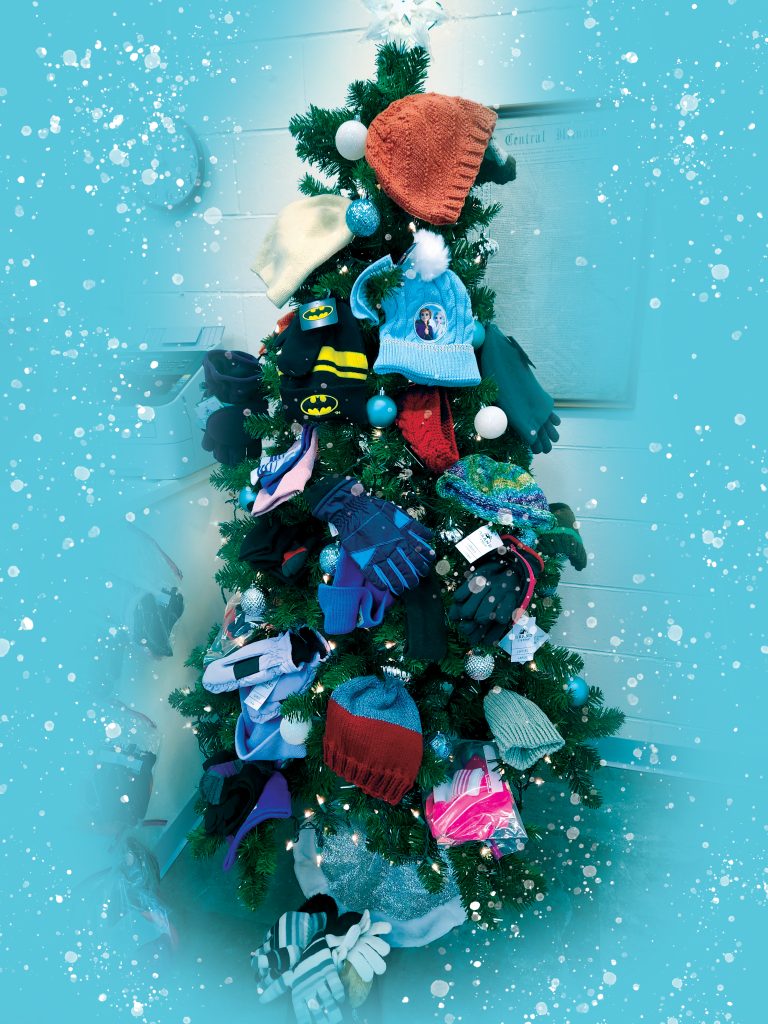 The Star-Gazette collected hats, gloves, and boots to give to those in need during the month of December.