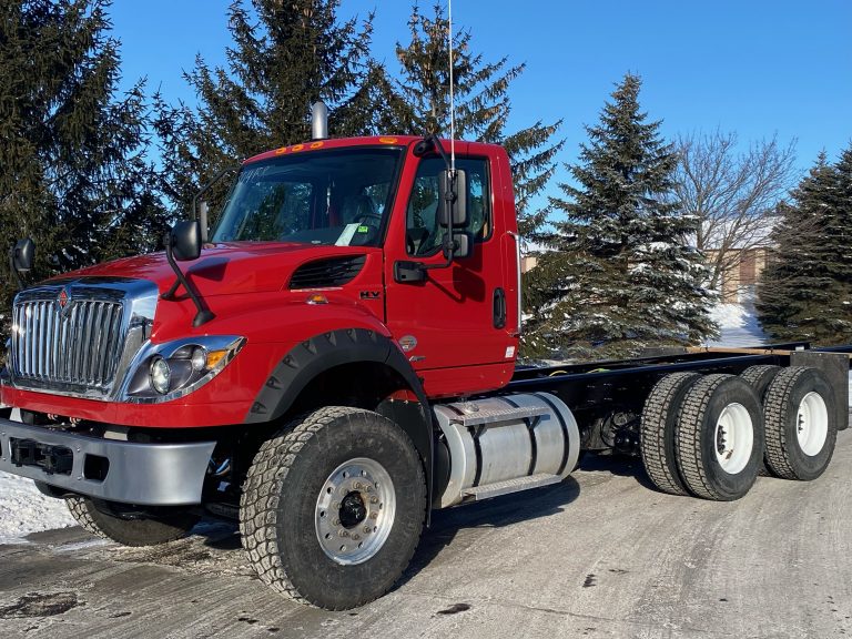 The  2023 International truck will be outfitted to carry the tanker and all its equipment.