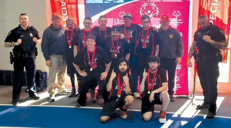 The Black Attack Team from Beardstown Area Special Athletes won Gold in the Division 6 Region H Special Olympics of Illinois Basketball Tournament and they will advance to state competition