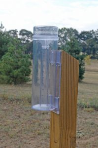 This is the rain gauge CoCoRaHS volunteers use to measure precipitation.