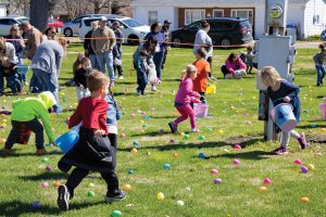 Ages 4-6 Egg Hunt at James Park in Ashland.