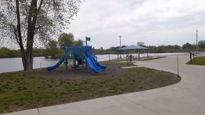 Pictured above is the playground area at the Beardstown Marina Campground.  Photo by Michelle Carty