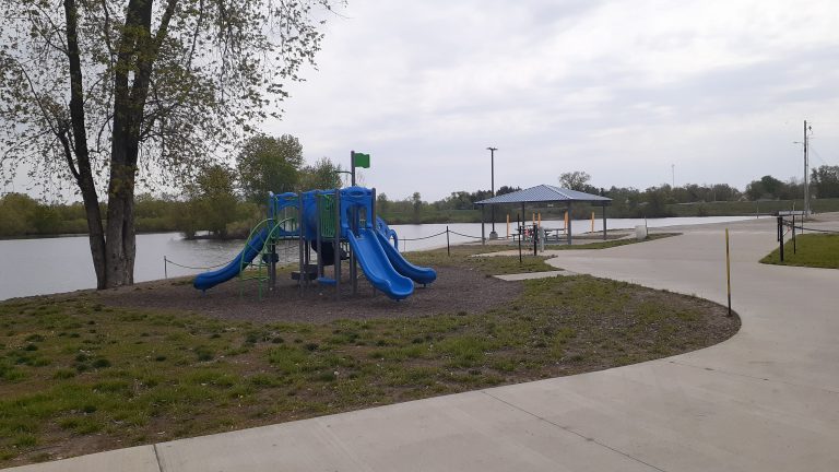 Pictured above is the playground area at the Beardstown Marina Campground.  Photo by Michelle Carty
