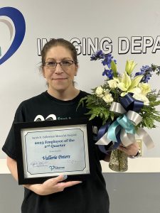 Sarah D. Culbertson Memorial Hospital is proud to announce that Vallerie Peters, Imaging, has been chosen as our 2023 Employee of the 2nd Quarter.