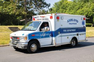 Ashland Fire Department Ambulance. Photo by Kaitlyn Copley