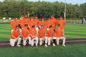 The Beardstown Junior League boys placed in the top four in the state of Illinois.  Pictured front row (L/R): Caleb Surratt, Hayden Dotzert, Eli Brockschmidt, Zach Meyer, Camden Fritz and Colby DeSollar.  Back row (L/R): Josh Camas, Caleb Hobrock, Coach Josh Reich, Kale Reich, Maddox Medrano, Razon Vega, Parker Bell, Manager Gabe Bell and Coach Alex DeSollar.