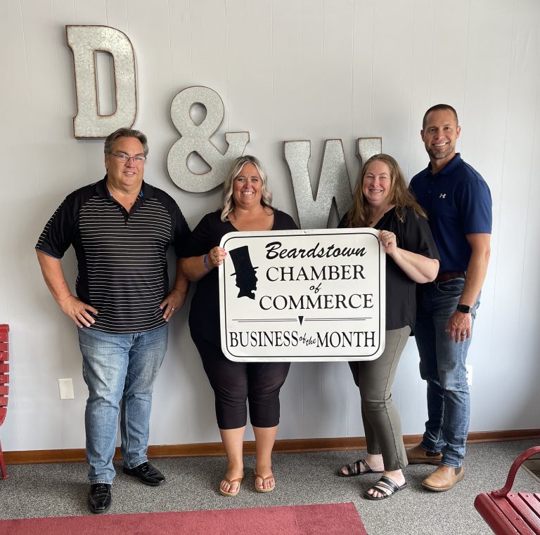 Pictured from left is JJ DeSollar, Heather Spears, Sara Brockschmidt, and Ryan Miller.