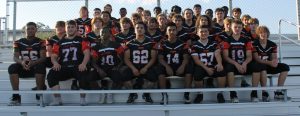 Front row (L/R): Tyrese Sykes, Owen Cook, Jean Luc Aplogan, Abraham Hernandez, Gustavo Cortes, Gavin Hopkins, Payton McCoy, Parker McCoy. Second row: Gunner Looker, Ryder Hamlin, Zach DeSollar, Victor Solano, Ethan Heller, Vincent Sweeney, Carter Davis, Colby DeSollar. Third row: Abraham Diaz, Brayden Wellenkamp, Ryan Evans, Parker Bell, Maurizio Surratt, Jayden Stephenson, Zach Meyer. Fourth row: Jacob Melton, Caleb Hobrock, Bradley Locklear. Top row: Braxton Baer, Rylan Alhorn, Purav Patel, Gavin Epping, Elizah Thomas, Christy Domitien, Leonel Lopez, Shadrach Mahfina, Chris Tchacklizo.