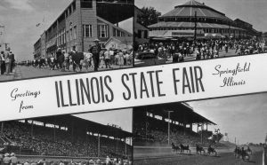 Illinois State Fair postcard from the 1950s. (Author’s collection)