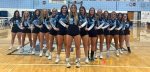 From left to right: Izzy Garner, Lindy Parlier, Ellie Dambacher, Payten Petefish, Lucie Dion, Addison Rohn, Chelsea Bell, Emma Lyons, Rhianna Lovekamp, Mylee Tracy, Anna Miller, Vivie Littleton, Jaden Stambaugh, Jeris Wankel