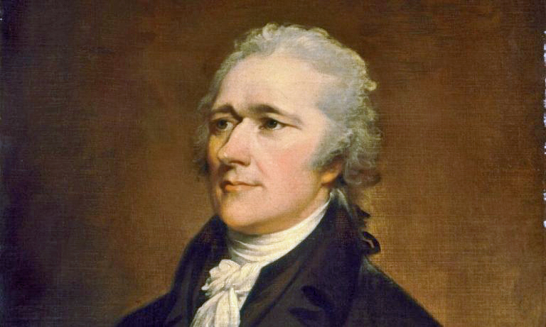 Alexander Hamilton, the first secretary of the U.S. Treasury.