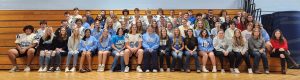 Triopia FFA from left to right; Front row: George Gallegos, Vivie Littleton, Julia Black, Kenzie Donovan, Kimberly Gallegos, Eve Crawford, Brooklyn Beck - Treasurer, Ticen Crawford - Reporter, Olivia Curry - President, Riley Booth - Secretary, Kaylee Beck - Vice President, Ella Ruppel - Sentinel, Reagan Bunch, Lillie Stucker, Olivia Luttrell, Jocey Waid, and Lexy Heinlein. Second Row: Jackson Gaines, Jace Beck, Jakob Harris, Ava Petefish, Raye Greenstreet, Rilyn Waid, Jealene Clayton, Ali Ballinger, Jeris Wankel, Hannah Pierson, Miley Miller, Joseph Heinlein, Chaz Edwards, Troy Scott, and Evie Martin. Third row: KJ Beck, Brock Wellenkamp, Hunter Wooldridge, Jacob Cook, Sam Miller, Bronc Bogner, Cole Strubbe, Austin VanGundy, Adam Krohe, Brady Seymour, Tripp Thompson, Neveah Beddingfield, Eileen Thurman, Rylee Johnson, and Addison Eyrse. Back row: Wade Swan, Charlie Ham, Joey Mull, Ty Clayton, Gameli White, Mark Greenstreet, Andrew Hobrock, Cooper Parrish, Aiden Crews, Kollin Menge, Mondell Johnson, Kristian Menge, Connor Frisbie, Alex Schild, Adena Thurman, and Lydia Mathis. Not Pictured: Collin Caldwell, Cameron Gaines, Carter Lakamp, Ian Stock, Brock York, Cooper Pahlmann, Austin Strubbe, Ellil Cruz, Bryson Dotzert, Connor Gaines, Rhianna Lovekamp, Ben Dixon, Mika’el Jackson.