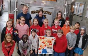 Beardstown Christian Academy third grade students spent the afternoon Friday with the Beardstown Fire Department. The purpose of their field trip was to honor first responders responsible for assuring the citizens of Beardstown are safe. They were also introduced to the duties of firefighters and the equipment they use. The class trip was led by Ms. Naomi “Ms. T” Taylor and parent volunteers. Students pictured include: Brailey Hager, Atong Dahl, Emma Carrigan, Ryder Montgomery, Burl Sandidge, Weston Loxley, Jace Herter, Olivia Ren, Zoe Shaver, Finnely Cook, Acen Schaver, Keelan Pilger, Jude Darden and Mikee Guijosa.