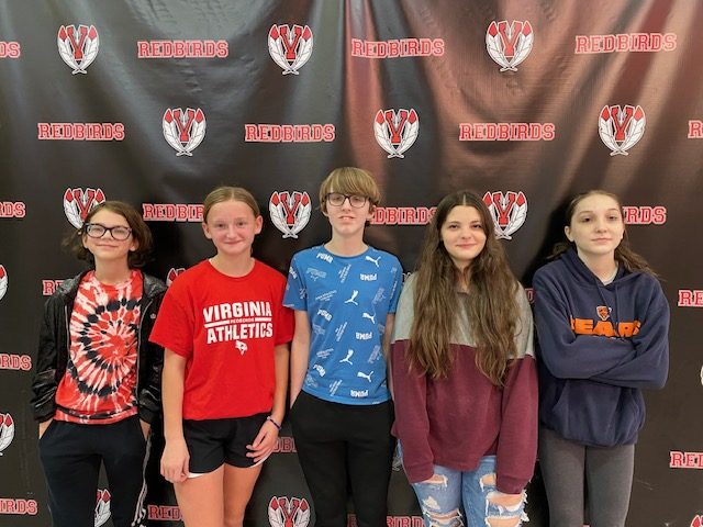 Virg. JH writing winners