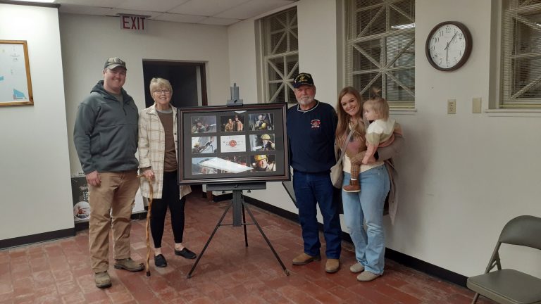 Pictured from left to right; TJ Pratt, Buffy Tillit-Pratt, Wayne, Bri Pratt, and Autumn Pratt.