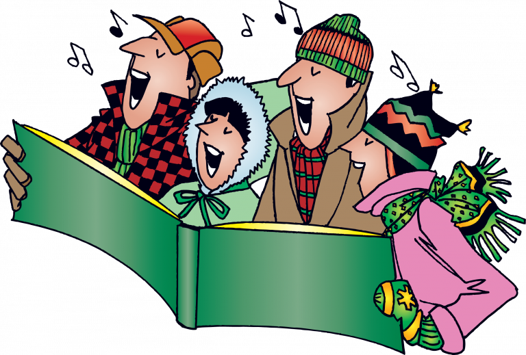 Christmas carolers