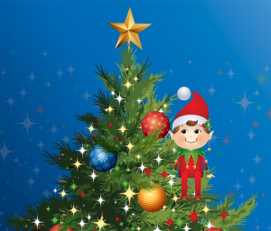 elf in tree