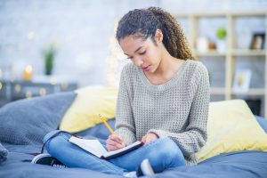 Woman Studying