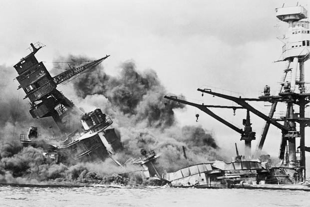 USS Arizona on Dec. 7, 1941