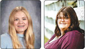 Gracelyn Dame & Mackenzie McClure, A-C Central Students of the month for December 2023.