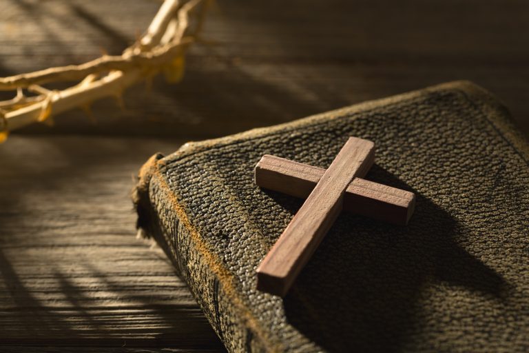 bible and cross