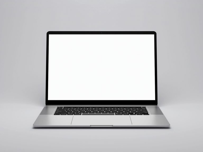 open laptop
