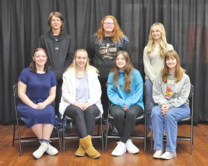 Congratulations to Cole Gourley, Raeagan Masters, Lindy Parlier (back row L-R) Mia Brunk-Minor, Devin Cave, Ellie Dambacher, & Natalie Force (front row L-R) who all participated at the academic challenge on the LLCC campus.