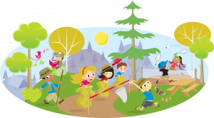 Kids at Camp graphic