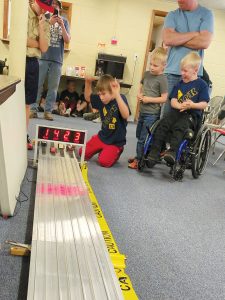 Cub Scouts racing