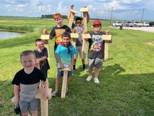 Front Row, left to right: Carter Hammack, Bryce Mann, Bryan Salazar. Back Row, left to right: Carsen Hammack, Lucas Pherigo, Marshall Force.